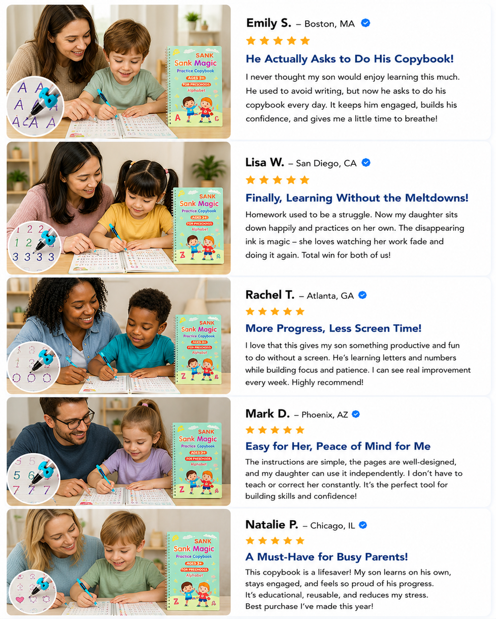 💥LAST DAY SALE 50%OFF💥📚MagicBook | Kids Practice Copybook Set (4Pcs/Set)